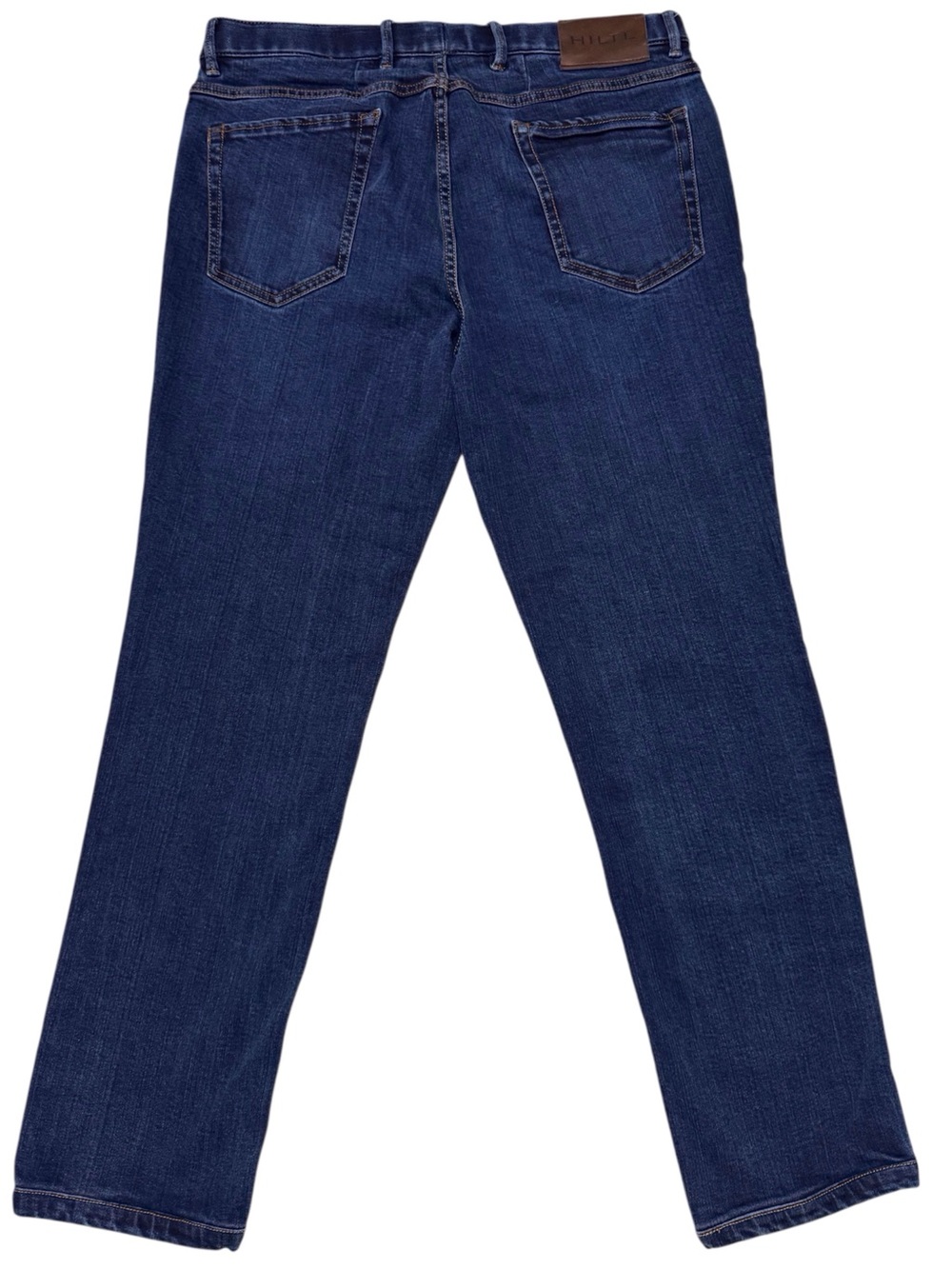 Hiltl Jeans Style: Seth in Solid Dark Blue Denim Cotton Blend Size 36 US
